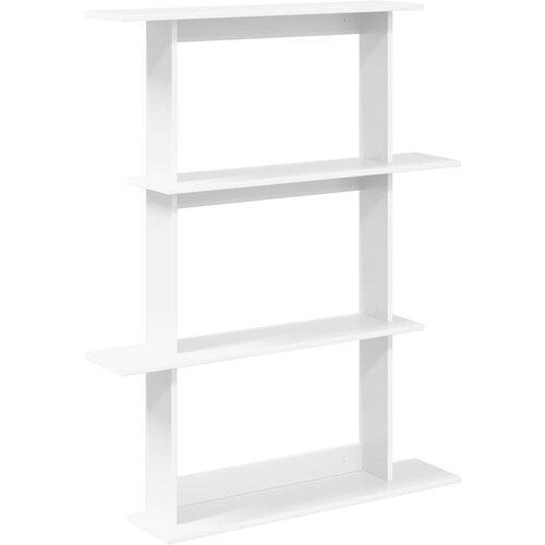  Polica zidna Bijela 100 x 20 x 126 cm Konstruirano drvo Cijene