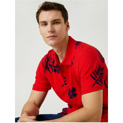 Koton Polo T-shirt - Red - Regular fit Slike
