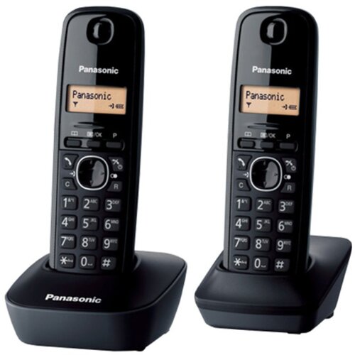Panasonic Telefon KX-TG 1612 Duo (Crni) Cene