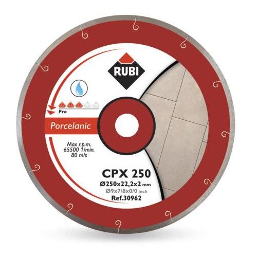 Sara rubi cpx 250 x 25,4 mm pro diamond disc, za porcelana, (21118257) Cene
