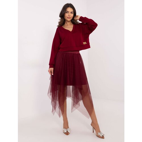 Italy Moda Set-MI-KMPL-M5359.79P-burgundy Cene