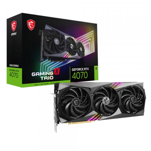 MSI GeForce RTX 4070 Gaming X Trio 12GB Slike