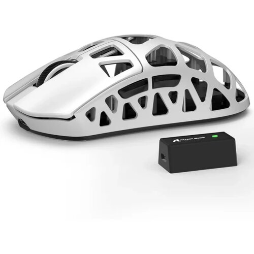 Attack Shark bežični gaming mi&amp;scaron; R3 PAW3395/Magnesium/Superlight/8KHz pooling/white Slike