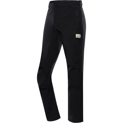 Alpine pro Pánské softshellové kalhoty SHINAR black