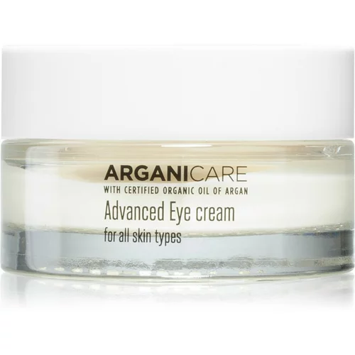 Arganicare Advanced Eye Cream gladilna krema za predel okoli oči za vse tipe kože 30 ml