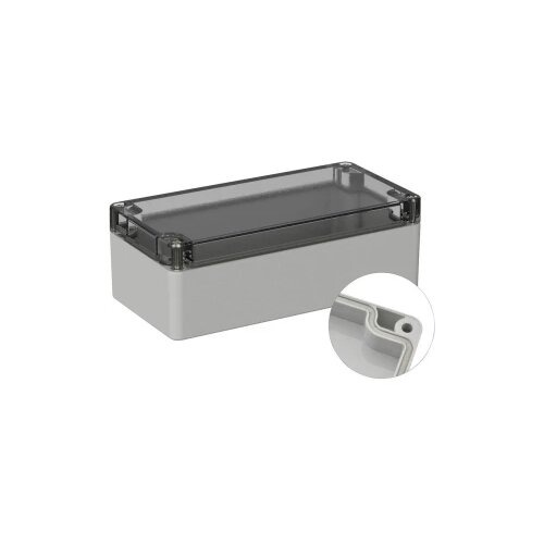TRU COMPONENTS univerzalno kući&amp;scaron;te 160 x 80 x 55 pc svijetlosiva (ral 7035) 1 St. Slike