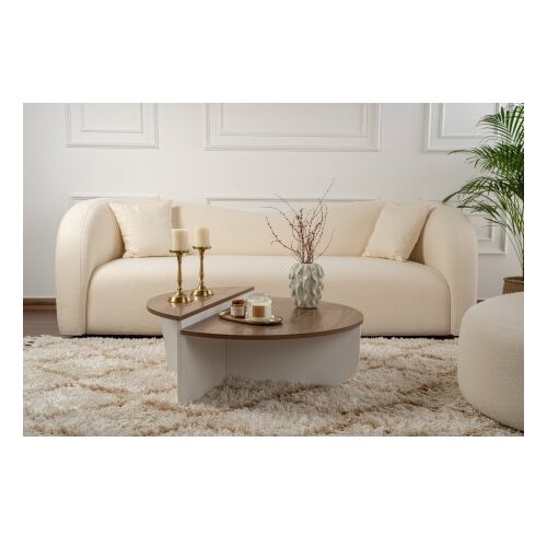 Hanah home Nordure Club set stolova Orion, 90x60x30, 85x30x35cm, 2 dijela, Smeđa Slike