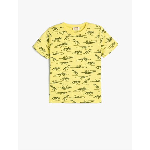 Koton Dinosaur Printed T-Shirt Short Sleeve Crew Neck Cotton Slike