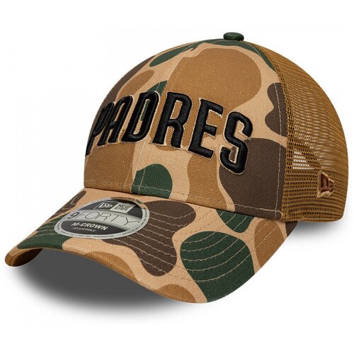 New Era Kape s &scaron;iltom Wordmark camo 9forty mc sadpad Bež Cene