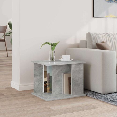  Bocni stol Betonski sivi 35 x 35 x 45 cm Konstruirano drvo Slike