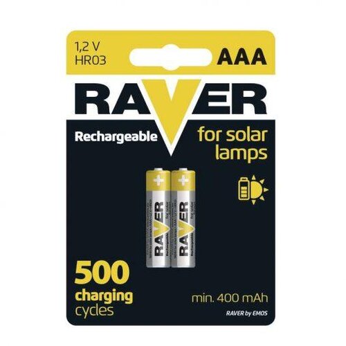 Raver rezervne baterije za solarne svetilke solar aaa 400mAh 2 kosa Cene