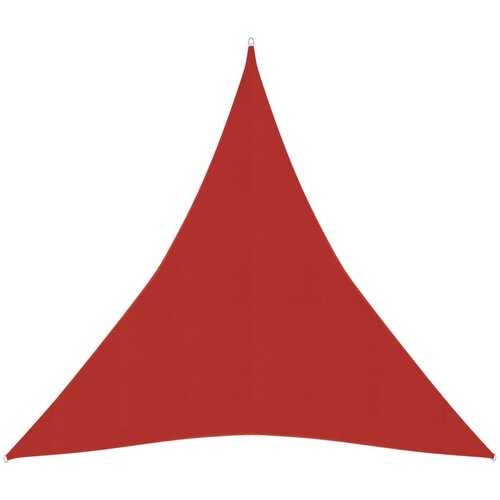 vidaXL Senčno jadro 160 g/m² rdeče 5x6x6 m HDPE, (20703331) Cene