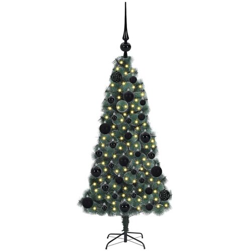 Umjetno božićno drvce Zelena 120 cm PVC, plastika i čelik Slike