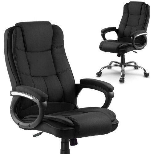 Sofotel Ergonomic Porto Office Chair - Black Fabric with Dual Foam Comfort, (21740254) Cene