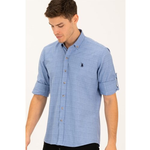 Dewberry G779 MEN&amp;#039;S SHIRT-BLUE Slike