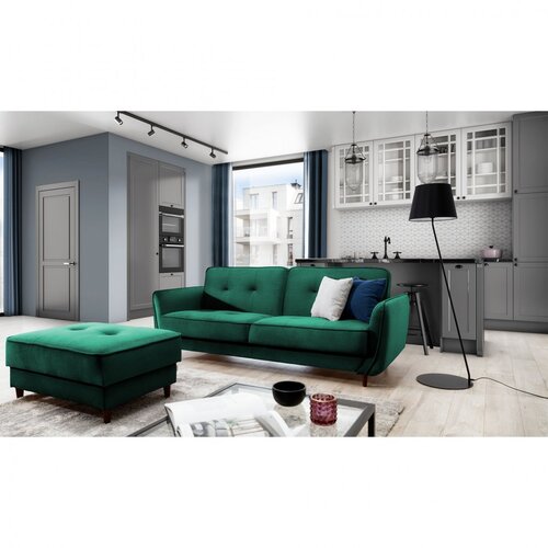 ELTAP Elegantna sofa Bellis s leajem i spremitem-Monolith 37 Cene