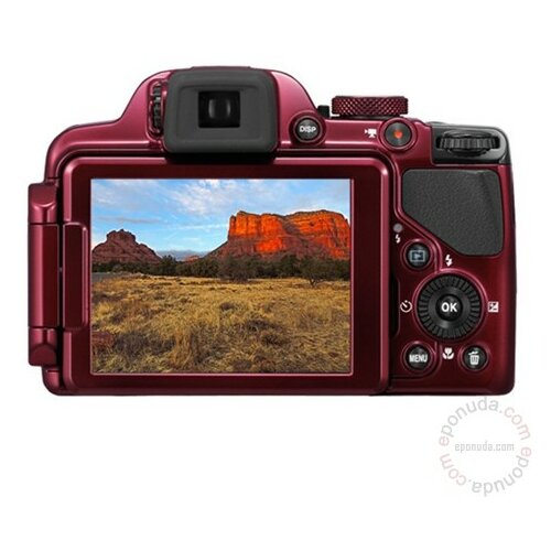 Nikon Coolpix P520 Red digitalni fotoaparat Slike