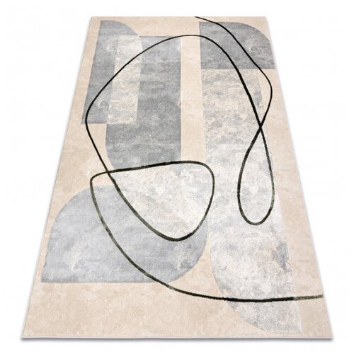 RugsX Preproga ALLURE 9980 Geometrična - strukturna, elegantna, glamur bež / zelena 160x220 cm, (5000175230) Cene