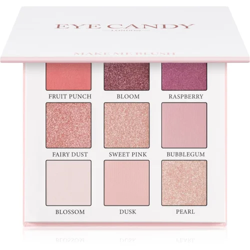 Eye Candy Eye Shadow Palette paleta sjenila za oči nijansa Make me Blush 96 g