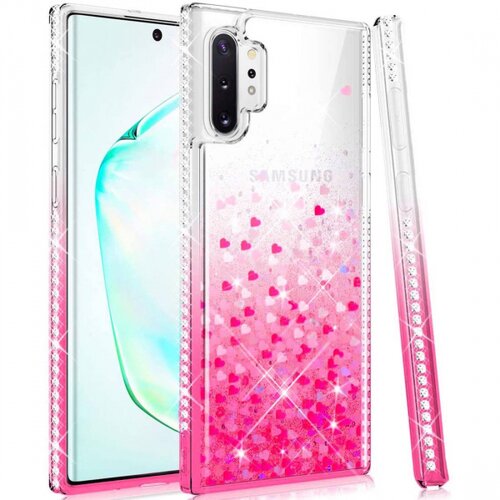  Silikonski ovitek z bleščicami in diamantki za samsung galaxy A51 A515 - pink Cene
