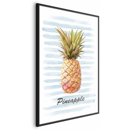  Plakat Pineapple and Stripes 29.7x42 Crni okvir Cijene