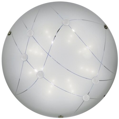 Candellux Lighting Bijelo-zelena LED stropna svjetiljka sa staklenim sjenilom ø 30 cm Duca - Cijene