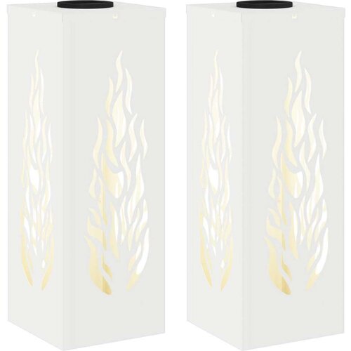  Solarna LED svjetlost za stazu 2 pcs Bijelo Slike
