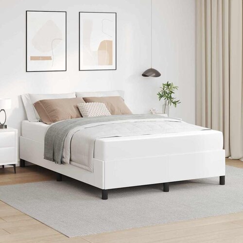 vidaXL Okvir kreveta s madracem Bijela 140 x 190 cm Cijene