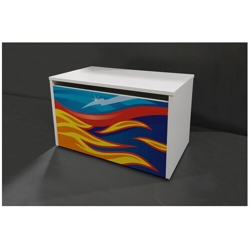 Olimp Sport Drvena kutija za igračke Red blue car Cene