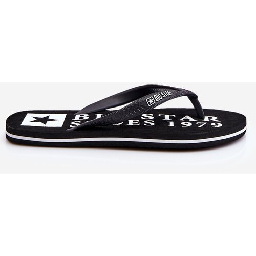 Big Star Men&amp;#039;s Flip-Flops Big Star LL174444 Black Slike