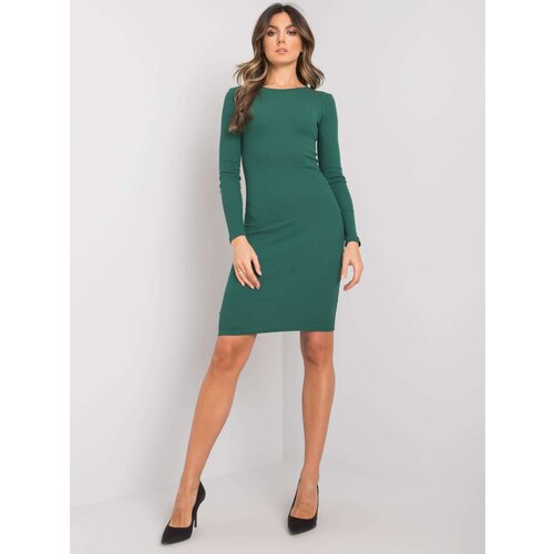 RUE PARIS Dress-RV-SK-5131.18P-dark green Cijene
