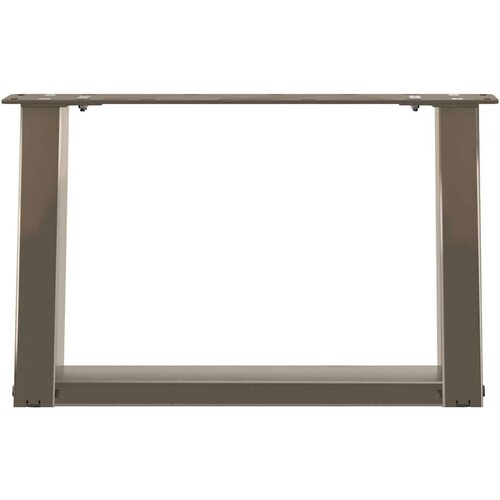  Noge za stolić U-oblika 2 kom Prirodni čelik 50x(30-31) cm Slike