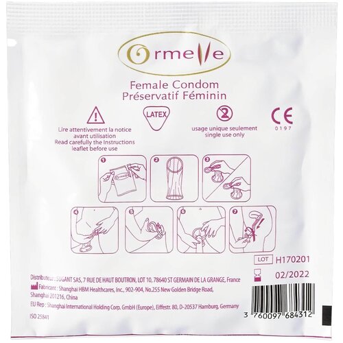 SvetUžitka Ženski kondomi Ormelle, 5 kom Slike