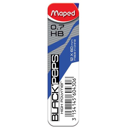Maped Mine za tehnični svinčnik , HB, 0.7 mm, 12 kosov Cene