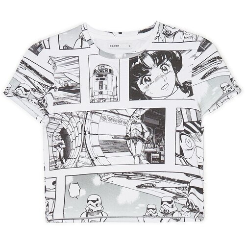 Cropp ženska majica kratkih rukava Star Wars - Bijela  2372W-00X Cijene