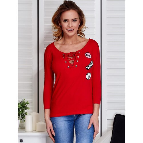 Factory Price Blouse-PL-BZ-1415.04-red Cijene