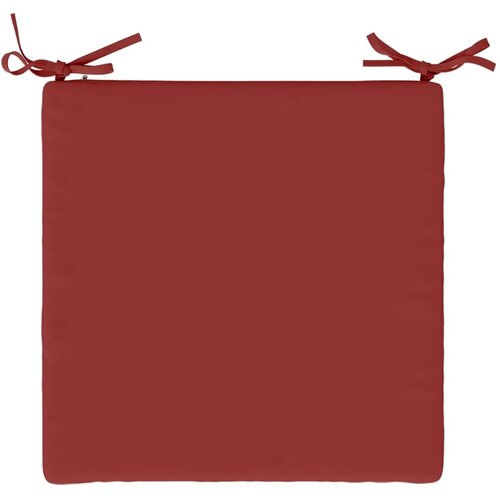  Jastučići za sjedalo od 4 dijela SOEST 4 kom. 100% poliester - Burgundac (poliester) 40 x 40 x 3 cm 4 Slike