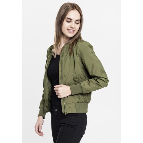 UC Ladies Women's Light Bomber Jacket - Olive Cene