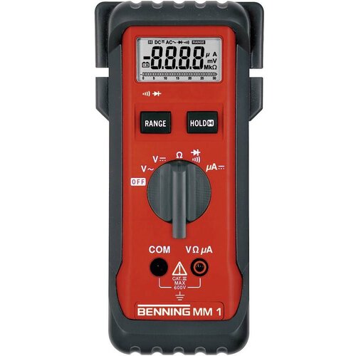 Benning Digitalni multimetar MM 1, 3200 digits, 3-mjestni LCD-zaslon, CAT III 60 Slike