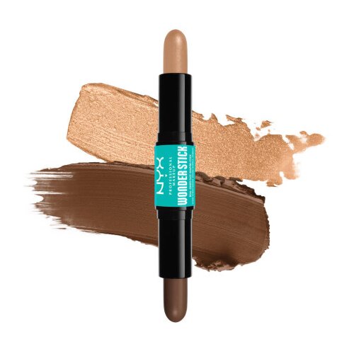 NYX Professional Makeup kremni bronzer/contour - Wonder Stick – Highlight & Contour – Medium/Tan Cene
