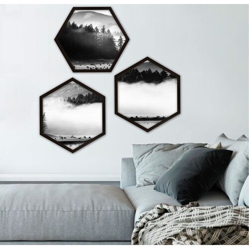 Wallity Uokvirena slika 6GEN1332, 35x35 cm, 3 dijela Cijene