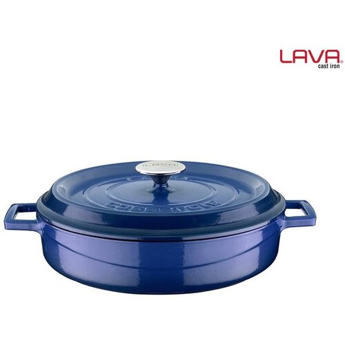 Lava Moder večnamenski nizki lonec iz litega železa s pokrovom 28 cm Cene