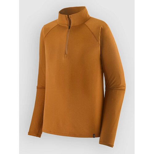 Patagonia Cap Mw Zip Neck Base Layer Top cinnamon brown Slike