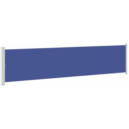  Uvlačiva bočna tenda za terasu 140 x 600 cm plava Slike