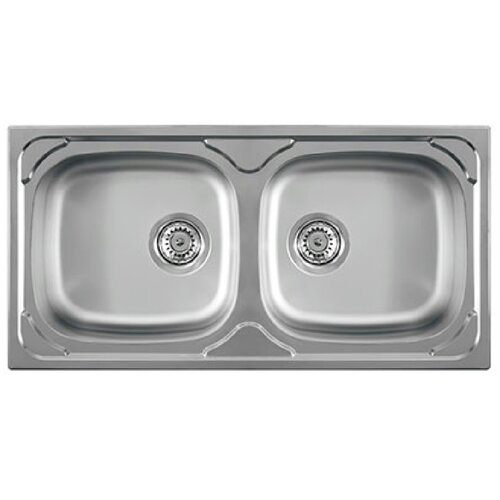 Metalac luna reljefna 2D inox, fi90 860x435 Cene