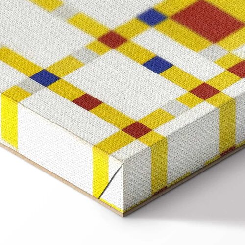  Slika - Piet Mondrian &amp;ndash; Broadway Boogie Woogie 40x40 Akustična Slike