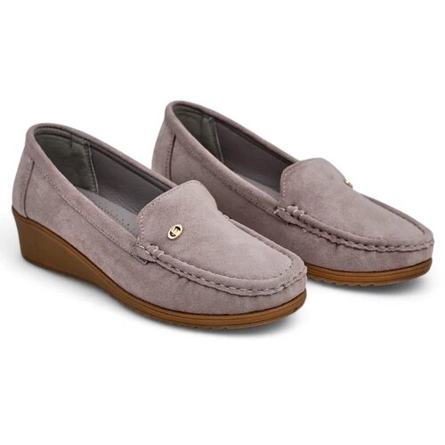 Resti Women's Moccasins on a Low Wedge Lepolt Cene