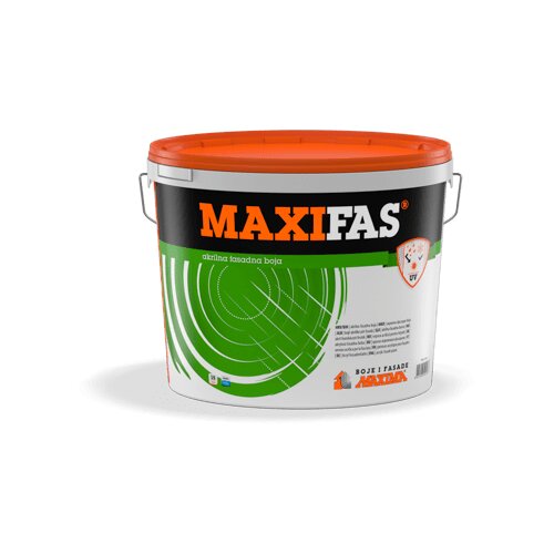 Maxima maxifas fasadna boja, na bazi akrilata 4.65L Slike