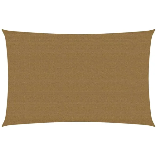  Senčno jadro 160 g/m² taupe 3x5 m HDPE