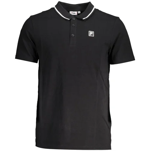 Fila POLO SHORT SLEEVE MAN BLACK